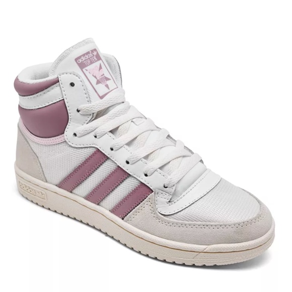 Adidas off white and lilac Top Ten RB casual sneakers from Finish Line NWT - Picture 12 of 12